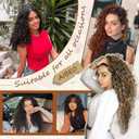 120 Strands Curly Crochet Hair Gogo Curl Pure Protein Fiber Close to Human Hair 14 Inch Pre looped Deep Wave Curly Crochet Hair For Black Women Beach Curl Twist Braiding Hair Extensions (14inch 350#)