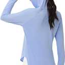 SPEXIAL Women's Sun Shirts UPF 50+ UV Protection SPF Long Sleeve Hiking Fishing Running Outdoor Lightweight Quick Dry (Large)