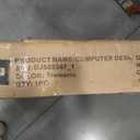 AODK Computer Desk, 48 Inch Gaming Desk with Led Lights & Power Outlet, Office Desk with Storage Shelves, Reversible Desk with Monitor Shelf & Headphone Hook, Rustic Brown