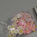 SUNNYCLUE 1 Box 60pcs 20mm Hawaiian Flower Beads Flowers Clay Beads Plumeria Frangipani Pink White Loose Spacer Spring Summer Floral Bead for Jewelry Making Women Adult DIY Gift Craft Supplies