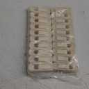 20pcs Velour Clothes Hanger Clips Non- Design for Pants Skirts Delicate Fabrics Seamless Material for Closet Organization