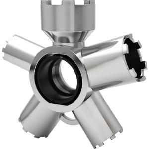 Upgraded 10-in-1 Metal Faucet Aerator Removal Tool Kit, Universal Heavy-duty Metal Aerator Key for Hidden Threaded/Housed Aerators, Fits M16.5 M18.5 M21.5 M22 M24 M28 TT TF STD