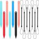 Replacement Stylus Drawing Pen and Lanyard Set for LCD Writing Tablet 4.7 Inch Colorful Drawing Tablet, Kids Painting Pads, Doodle Board (7 Pack Stylus Pens and 7 Lanyards)