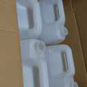 2.5 Gallon Water Jug, F-Style Plastic Jug, Water Storage Containers, Hdpe Containers with Leakproof Cap (4 Pack)