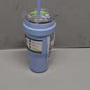 Reduce 24 oz Tumbler with Handle and Straw - Stainless Steel with Sip-It-Your-Way Lid - Keeps Drinks Cold up to 24 Hours - Sweat Proof, Dishwasher Safe, BPA Free - Glacier, Opaque Gloss