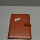 Professional Padfolio with Clipboard, Faux Leather Portfolio Folder Binder, Legal Pad Holder for A4 Letter Size Notepad, Resume, Writing Pad, Ideal Organizer for Business Office Conference (Brown)