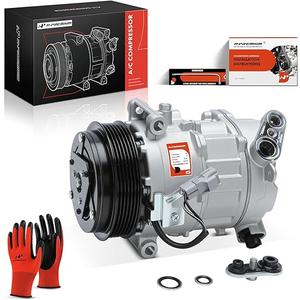 A-Premium Air Conditioner AC Compressor with Clutch Compatible with Jeep Cherokee 2014-2021 2.4L & Chrysler 200 2015-2017 2.4L, Replace# 68103197AA, 68103197AB