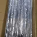 Reginary 30 Pieces Wedding Umbrellas Bulk Auto Open Stick Umbrellas with White European J Hook Handle Windproof Large Canopy Umbrella for Outdoor Wedding Bride Groom Photography Golf (Clear)