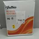 Heated Mattress Pad King,Dual Controller Electric Mattress Pad with Preheat Functions,Bed Warmer with 12 Heat Settings & 1-12 Hours Auto Shut Off, Machine Washable(78"x80",White)