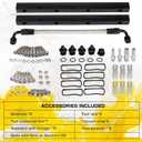 For LS LS1 LS2 LS6 Intake Manifold with Cathedral Port Compatible with Chevy 4.8 5.3 5.7 6.0 L (92MM Black)