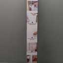 Retractable Baby & Pet Gate - 55" Auto Lock Mesh Child Safety Gates, White (33" Tall x 55" Wide)