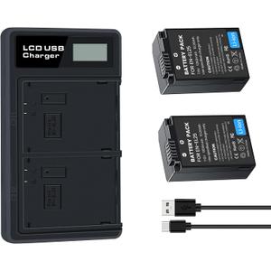 REYTRIC 2-Pack EN-EL25 Batteries and Dual USB Charger for Nikon Z50, Z 50, Z fc Digital Cameras Compatible with Nikon EN-EL25 ENEL25,EN-EL25a 4241 Battery, MH-32 Charger