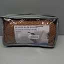 REEZEIVI Bath Pillows for Tub, Bath Pillow with 6 Non-Slip Suction Cups, Soft 4D Mesh Fabric, Bathtub Pillows for Tub Neck and Back Support, Extra Thick Luxury Bathtub Pillows, Brown