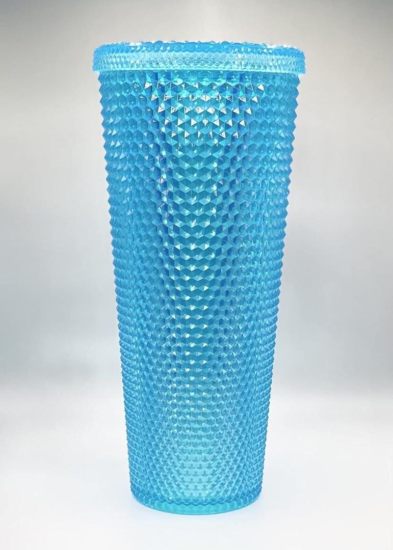 S&K Craft Box 24 oz Studded Tumbler (Blue)