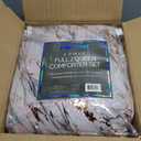 Pop Shop Marble Comforter Set, Full/Queen, Rose Gold