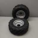 2 Pack of 145/70-6 6inch Tubeless Tires Wheels with Rim Suitable for ATV, Go-Kart, Mini Bike, ATV, Lawn Tires