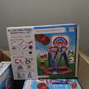 Floating Pool Basketball Hoop, Pool Basketball Hoop with 3 Balls and Pump, Swimming Pool Toys Water Game for Kids Ages 4-8, 8-12 and Adults, Indoor Outdoor Play (Pack of 5)