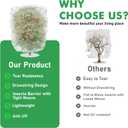 Evoio Fruit Tree Netting Bags with Drawstring, 4PCS Blueberry Bush Netting Cover,Mesh Garden Bag for Tomato Vegetables Peach Fruit Trees Flower Garden Protection Plant Covers (4 * 4.6 FT)