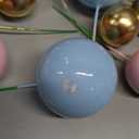 ASTARON 50 Pcs Ball Cake Topper Sticks Mini Balloons for Cake Decorating Supplies Foam Balls Cake decorations for Baby Shower Cake Birthday Cake Toppers Decorations (Pink Blue Series)