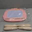 Kikidex Magnetic Drawing Board, Toddler Girl Toys for 12 Year Old, Doodle Board Pad Learning and Educational Toys for 1 2 3 Year Old Baby Kids Birthday Gift(Soft Pink)