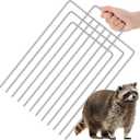 Qualirey Trap Divider Stainless Steel Small Animal Trap Fork Divider for 12" Wide and Smaller Live Feral Cat Cages