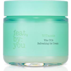 CICA Refreshing Gel Cream (2.7 FL OZ) Face Moisturizer for Dry Skin, Acne-Prone, Sensitive Skin with Vitamin C, Centella Asiatica, Niacinamide, Hydrating, Soothing, Korean Made