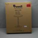 Powell Furniture Round Spindle Table, Black 17 x 22.25 x 17