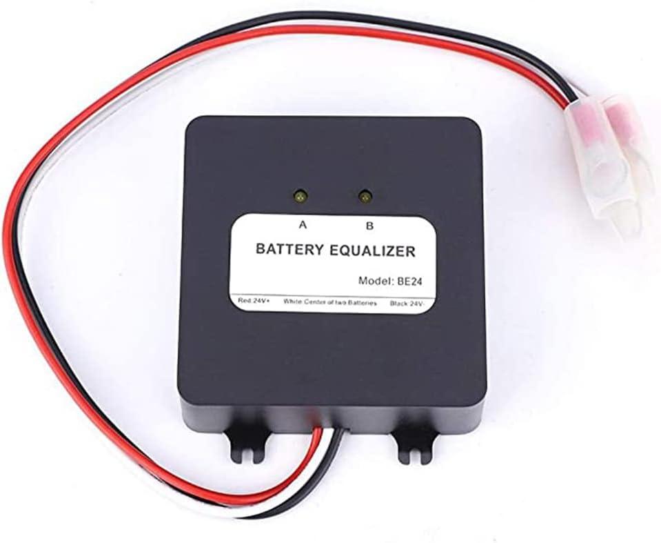 24V Battery Equalizer 2 x 12V Batteries Voltage Balancer Charger for Gel Flood AGM Lead Acid Lithium Battery (HA01 Balancer)