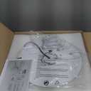 KCO Lighting Modern Hallway Ceiling Lights Milk White Glass Flush Mount Ceiling Light Large Round LED Ceiling Light with Remote Vintage Gold Bathroom Ceiling Lights