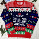 Bg Reindeer Funny Ugly Sweater Humping Deer Christmas Holiday Gift, Size XXL, Pack Of 2