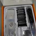 oneisall Dog Clipper Low Noise, Dog Grooming Kit with Rechargeable, Pet Shaver Cordless Electric Quiet Hair Clipper Set for Dogs Cats PetsGold