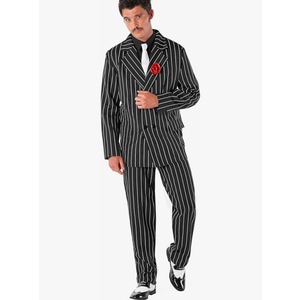 Morph 1920s Mens Gangster Costume, Roaring 20s Mobster Outfit for Men, Vintage Style Party Attire