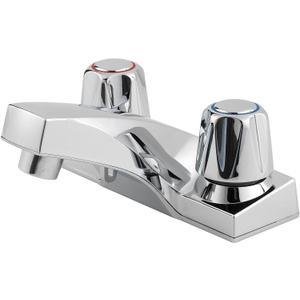Pfister LG1435000 Pfirst Series 2-Handle 4 Inch Centerset Bathroom Faucet in Polished Chrome, Water-Efficiemt Model