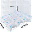Dry Ice Packs for Shipping Frozen Food, Reusable Cold Ice Sheets for Coolers, Lunch Bag, Flexible Long-Lasting Ice Blanket Sheets for Shipping
