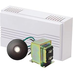 Newhouse Hardware Hardwired Chime Kit with 16-Volt/30VA Transformer and Recess-Mount Metal Oil-Rubber Bronze Button