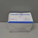 31G 1cc 1/4 Inch (6mm) Syringe, U-100 Syringe with Needle, Individually Wrapped, Pack of 100