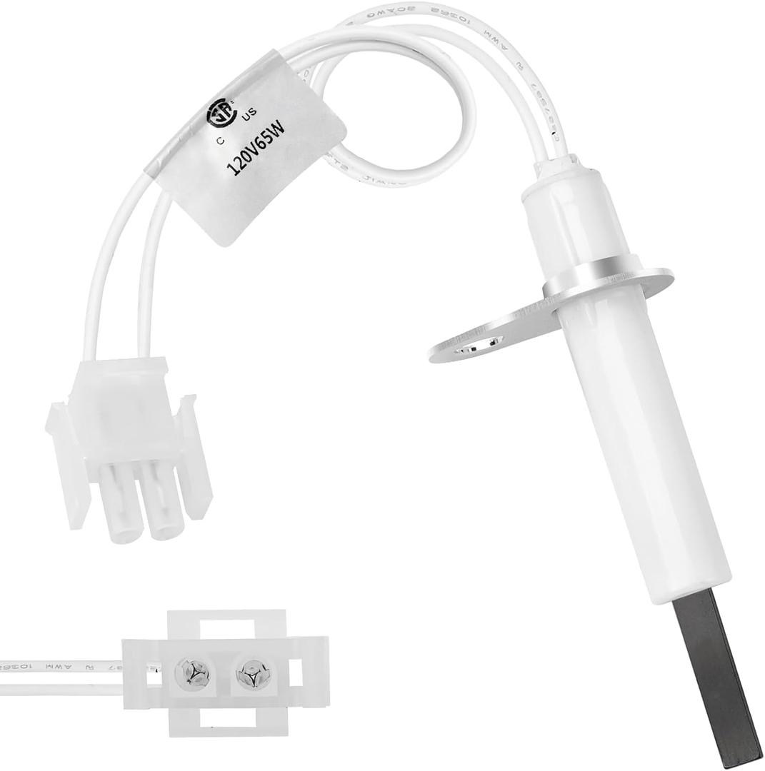 0130F00008S 0130F00008 Furnace Hot Surface Ignitor By Cenipar Compatible With Goodman Hot Surface Ignitor Heater Igniters Replace 0130f00008 0130f00008s1 789-707A1 SSN084KS