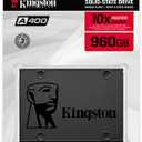 Kingston 960GB A400 SATA3 2.5" Internal SSD SA400S37/960G - HDD Replacement for Increase Performance