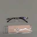 2 Pcs Blue Ease Optics Glasses, Blue Light Blocking Glasses Automatic Adjustment Anti Glare UV Filter Eyeglasses Ease Eye Strain From Computer Screen Gaming Readers For Women Men With Cloth And Case