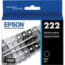 EPSON 222 Claria Ink Standard Capacity Black Cartridge (T222120S) Works with Workforce WF2960, Expression XP5200