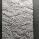 KASARO 3D Faux Stone Wall Panels, 4 PCS PU Wainscoting Panel - Cement Texture Thicker Design for Interior Wall Decor, Home & Office Accent Wall, Easy Install, 43.3" x 23.6" (White)
