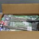 Sticky Golf Chipping Game Set - 6x6 ft Metal Frame with 2 Adjustable Clubs, 25 Sticky Balls, Turf Chipping Mat & Scoreboard - Backyard Golf Target Game for All Ages for Indoor/Outdoor Practice