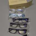 Gaoye 5.0 Professional Reading Glasses for All Day - Computer Readers with Blue Light Protection - Value Pack (A1-5 Pack Mix Color)