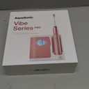 Aquasonic Vibe Series PRO Ultra-Whitening Electric Toothbrush 5 Modes & Smart Timers UV Sanitizing Base ADA Accepted 