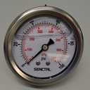 SENCTRL 0-100 Psi Glycerin Liquid Filled Low Pressure Gauge, 2.5" Dial Size, 1/4" NPT Back Mount, Stainless Steel Case, for Water Pump, Pneumatic Air, Well, RV Hose Tank, Pressure Test