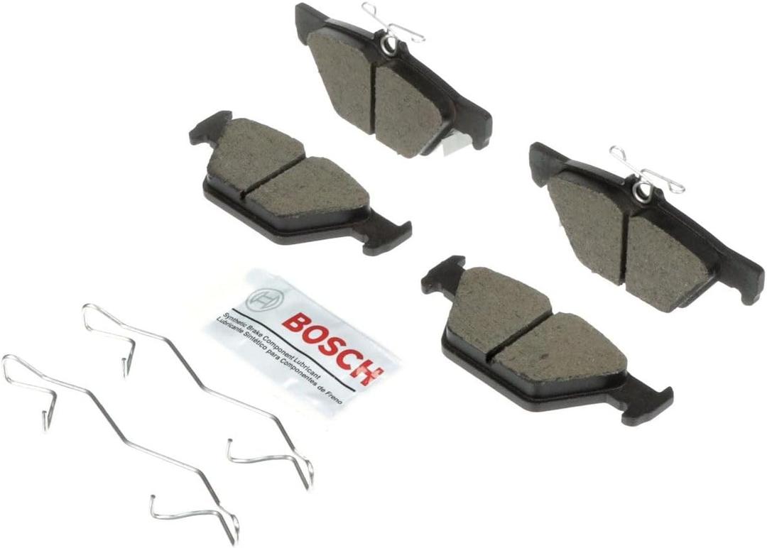BOSCH BC1808 QuietCast Premium Ceramic Disc Brake Pad Set - Compatible with Select Subaru Ascent, Crosstrek, Forester, Legacy, Outback, WRX; REAR