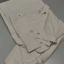 Curtain 1 Pack, Cloud Grey Color, Solid Thermal Insulated Blind Privacy Drape for Bedroom, Beige, Regular Window Size,  