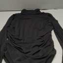 Avidlove Women Long Sleeve Bodysuit Turtle Neck Shapewear Body Suits Mesh One Piece Leotard Shirt Going Out Tops Fall Outfits, Small, Black 