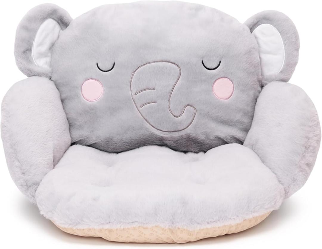 Elephant Animal Cushion - Cute Pillows Chair Pillow - Gaming Chair Cushion Cute - Seat Cushion for Office Chair - Sitting Pillow Car Seat Pillows Decor - Plush Pillows (Ele)