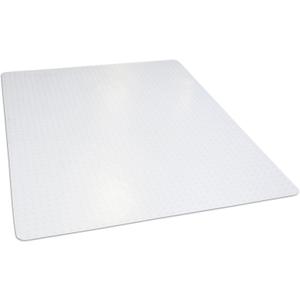 Dimex Office Chair Mat for Low‑Pile Carpet – 46" x 60" Clear Desk Floor Protector with Lip, Smooth Glide PVC